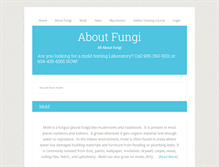 Tablet Screenshot of aboutfungi.com